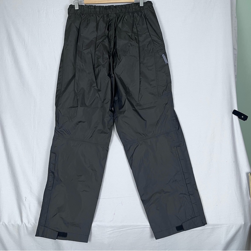 Sierra Designs Black Waterproof Rain Pants Mens Large Pull On Hiking Outdoors - Picture 4 of 11
